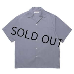 画像: WACKO MARIA/TESSITURA MONTI / OPEN COLLAR SHIRT（NAVY）［オープンカラーシャツ-24春夏］