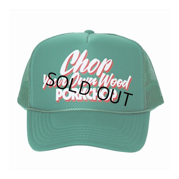 画像1: PORKCHOP/CHOP YOUR OWN WOOD CAP（KELLY GREEN）［メッシュキャップ-23秋冬］ (1)