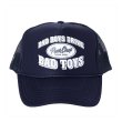 画像1: PORKCHOP/BAD TOYS CAP（NAVY）［メッシュキャップ-23春夏］ (1)