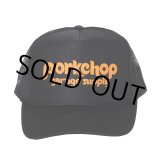 画像: PORKCHOP/WHEEL LOGO MESH CAP（BLACK）［メッシュキャップ-23秋冬］