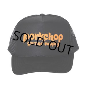 画像: PORKCHOP/WHEEL LOGO MESH CAP（BLACK）［メッシュキャップ-23秋冬］