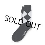 画像: 【30%OFF】RATS/50'S EGYPTIAN COTTON ARGYLE SOCKS（BLACK）［ソックス-24春夏］