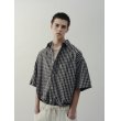 画像4: COOTIE PRODUCTIONS/Dobby Check S/S Shirt（Black）［ドビーチェックシャツ-24春夏］ (4)