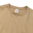 画像2: 【30%OFF】CALEE/EMBROIDERY DROP SHOULDER S/S TEE（BEIGE）［ドロップショルダー刺繍T-24春夏］ (2)