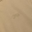 画像3: 【30%OFF】CALEE/EMBROIDERY DROP SHOULDER S/S TEE（BEIGE）［ドロップショルダー刺繍T-24春夏］ (3)
