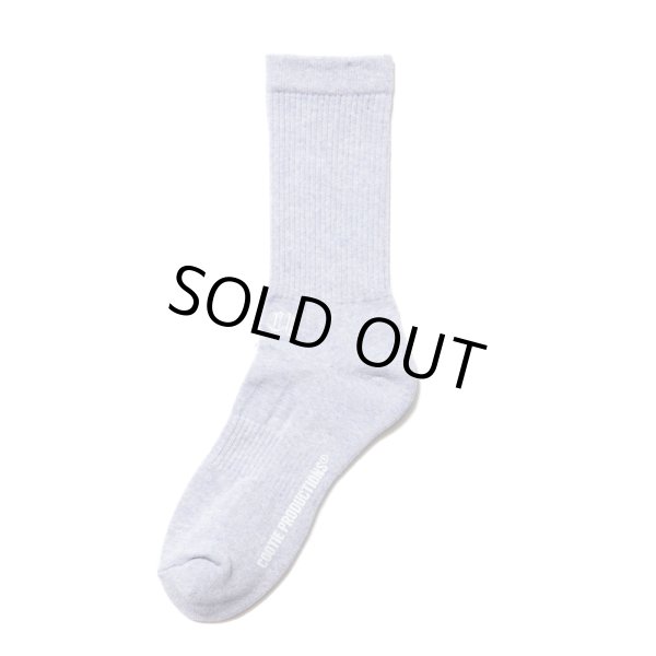画像1: COOTIE PRODUCTIONS/Raza Middle Socks（Heather Grape）［ミドルソックス-24春夏］ (1)