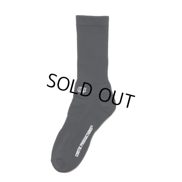 画像1: COOTIE PRODUCTIONS/Raza Middle Socks（Black）［ミドルソックス-24春夏］ (1)