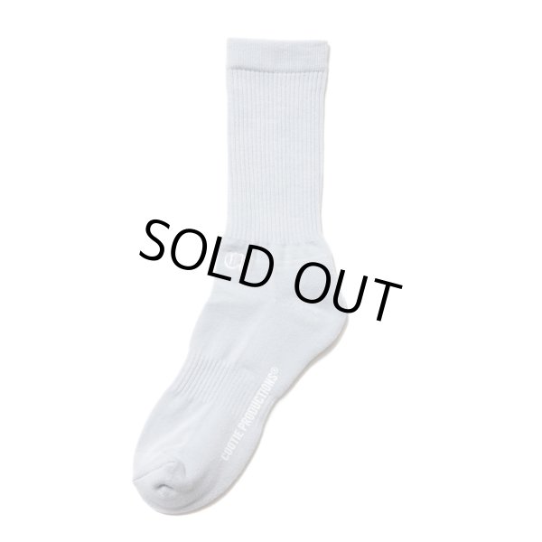 画像1: COOTIE PRODUCTIONS/Raza Middle Socks（Powder Blue）［ミドルソックス-24春夏］ (1)