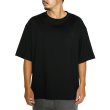 画像2: CALEE/EMBROIDERY DROP SHOULDER S/S TEE（BLACK）［ドロップショルダー刺繍T-24春夏］ (2)