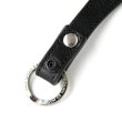 画像5: CALEE/STUDS LEATHER SNAP KEY RING（BLACK）［スナップレザーキーリング-24春夏］ (5)