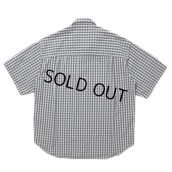 画像2: COOTIE PRODUCTIONS/Dobby Check S/S Shirt（Black）［ドビーチェックシャツ-24春夏］ (2)