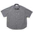 画像1: COOTIE PRODUCTIONS/Dobby Check S/S Shirt（Black）［ドビーチェックシャツ-24春夏］ (1)