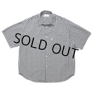 画像: COOTIE PRODUCTIONS/Dobby Check S/S Shirt（Black）［ドビーチェックシャツ-24春夏］