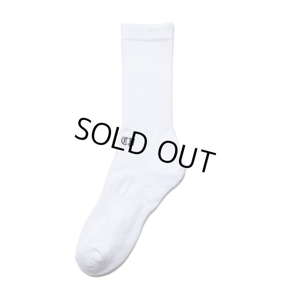 画像1: COOTIE PRODUCTIONS/Raza Middle Socks（White）［ミドルソックス-24春夏］ (1)