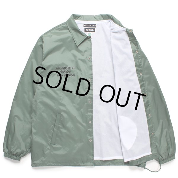 画像3: WACKO MARIA/舐達麻 / HIGH TIMES / COACH JACKET（GREEN）［コーチJKT-24春夏］ (3)