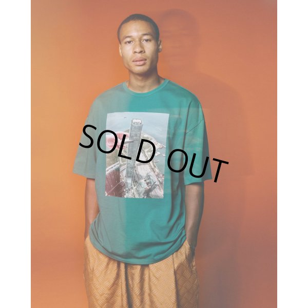 画像4: 【30%OFF】TIGHTBOOTH/JENGA T-SHIRT（Green）［プリントT-24春夏］ (4)