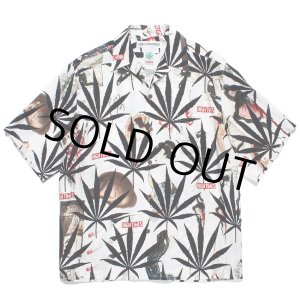 画像: WACKO MARIA/HIGH TIMES / HAWAIIAN SHIRT（WHITE）［ハワイアンシャツ-24春夏］