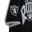 画像5: CALEE/× NFL RAIDERS S/S NYLON GAME SH（BLACK）［ナイロンゲームシャツ-23春夏］ (5)