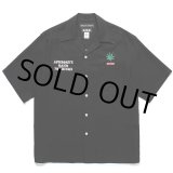 画像: WACKO MARIA/舐達麻 / HIGH TIMES / 50'S OPEN COLLAR SHIRT（BLACK）［50'Sオープンカラーシャツ-24春夏］