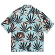 画像1: WACKO MARIA/HIGH TIMES / HAWAIIAN SHIRT（MINT）［ハワイアンシャツ-24春夏］ (1)