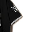 画像6: CALEE/× NFL RAIDERS S/S NYLON GAME SH（BLACK）［ナイロンゲームシャツ-24春夏］ (6)