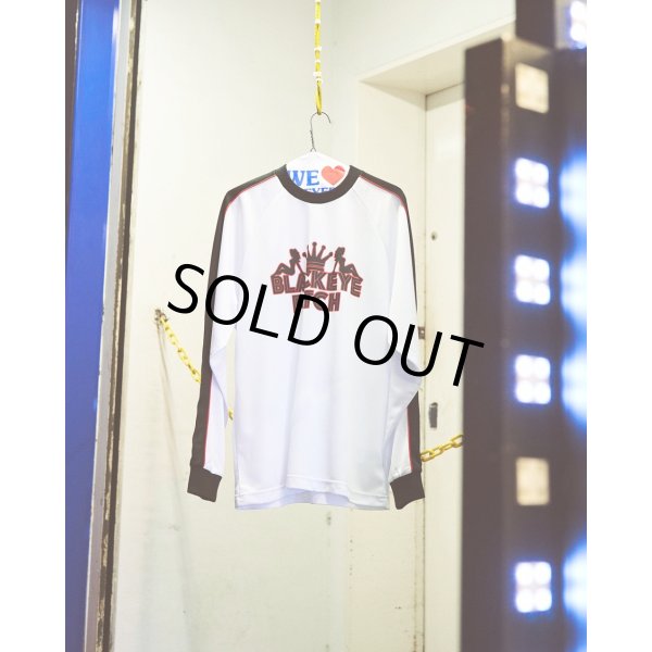 画像3: BlackEyePatch/PIMP SPORT JERSEY L/S TEE（WHITE） (3)