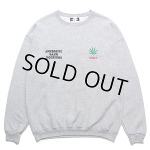 画像: WACKO MARIA/舐達麻 / HIGH TIMES / SWEAT SHIRT（GRAY）［クルーネックスウェット-24春夏］