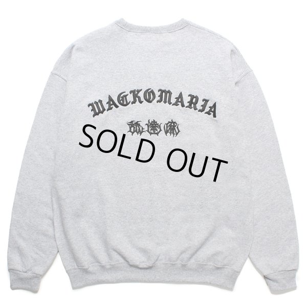 画像2: WACKO MARIA/舐達麻 / HIGH TIMES / SWEAT SHIRT（GRAY）［クルーネックスウェット-24春夏］ (2)
