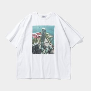 画像: 【30%OFF】TIGHTBOOTH/JENGA T-SHIRT（White）［プリントT-24春夏］