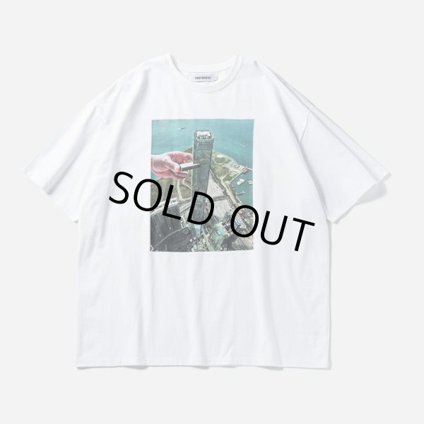 画像1: 【30%OFF】TIGHTBOOTH/JENGA T-SHIRT（White）［プリントT-24春夏］ (1)