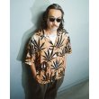 画像2: WACKO MARIA/HIGH TIMES / HAWAIIAN SHIRT（BROWN）［ハワイアンシャツ-24春夏］ (2)