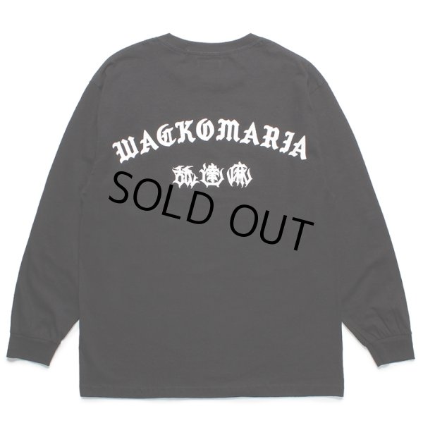 画像2: WACKO MARIA/舐達麻 / HIGH TIMES / LONG SLEEVE T-SHIRT（BLACK）［プリント長袖T-24春夏］ (2)