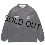 画像: WACKO MARIA/舐達麻 / HIGH TIMES / COACH JACKET（BLACK）［コーチJKT-24春夏］
