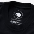 画像3: RATS/PACK TEE "CREW NECK REGULAR SILHOUETTE"（BLACK）［プリントポケT-24春夏］ (3)