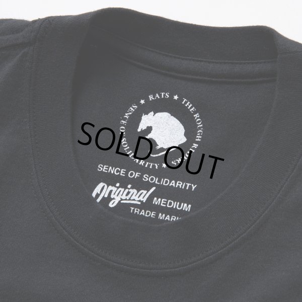 画像3: RATS/PACK TEE "CREW NECK REGULAR SILHOUETTE"（BLACK）［プリントポケT-24春夏］ (3)
