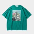 画像1: TIGHTBOOTH/JENGA T-SHIRT（Green）［プリントT-24春夏］ (1)