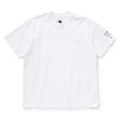 画像1: RATS/PACK TEE "CREW NECK REGULAR SILHOUETTE"（WHITE）［プリントポケT-24春夏］ (1)