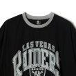 画像3: CALEE/× NFL RAIDERS S/S NYLON GAME SH（BLACK）［ナイロンゲームシャツ-23春夏］ (3)