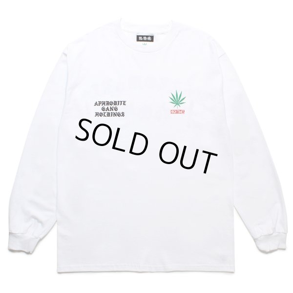 画像1: WACKO MARIA/舐達麻 / HIGH TIMES / LONG SLEEVE T-SHIRT（WHITE）［プリント長袖T-24春夏］ (1)