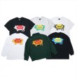 画像5: PORKCHOP/LOGO PORK L/S TEE（BLACK）［プリント長袖T-24春夏］ (5)