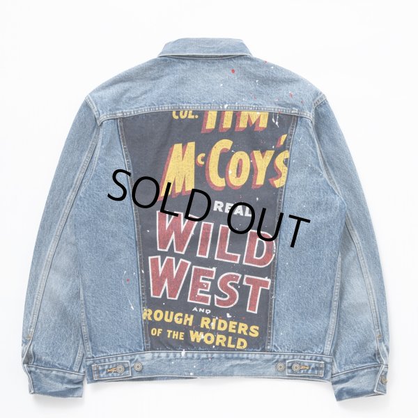 画像1: 【30%OFF】RATS/3RD TYPE PRINT DENIM JKT（INDIGO）［サードタイププリントデニムJKT-24春夏］ (1)