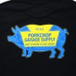 画像4: PORKCHOP/LOGO PORK L/S TEE（BLACK）［プリント長袖T-24春夏］ (4)