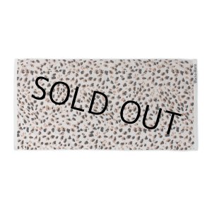 画像: WACKO MARIA/LEOPARD JACQUARD TOWEL（LARGE）（GRAY）［レオパードジャガードタオル-24春夏］