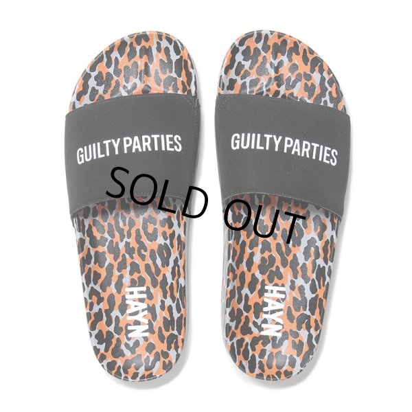 画像1: WACKO MARIA/HAYN / LEOPARD SHOWER SANDALS（ORANGE）［レオパードサンダル-24春夏］ (1)