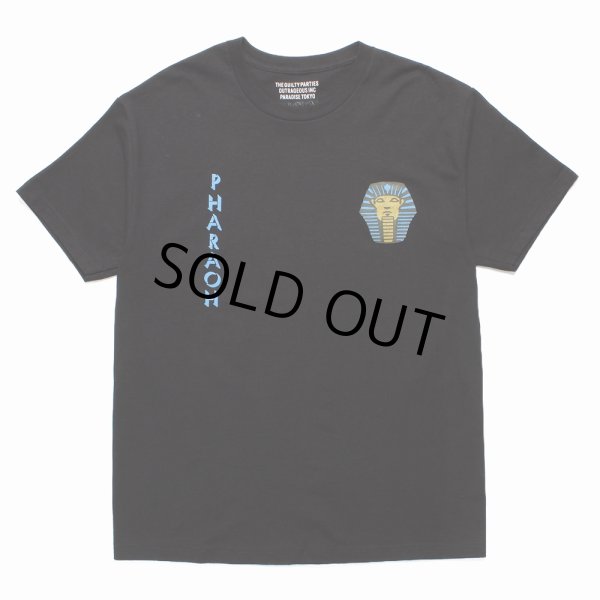 画像1: WACKO MARIA/T-SHIRT（BLACK）［プリント+刺繍T-24春夏］ (1)