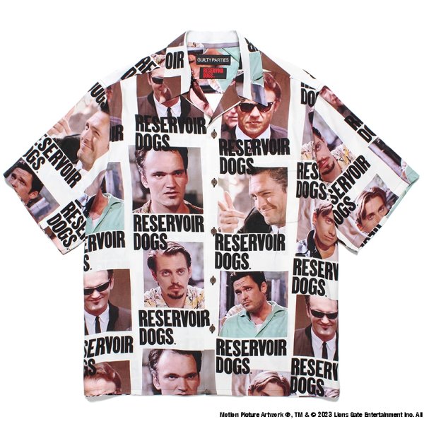 画像1: WACKO MARIA/RESERVOIR DOGS / HAWAIIAN SHIRT（WHITE）［ハワイアンシャツ-24春夏］ (1)