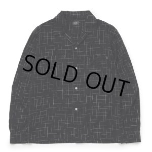 画像: RATS/KASURI RAYON SHIRT（BLACK）［カスリレーヨンシャツ-24春夏］