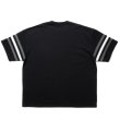 画像2: COOTIE PRODUCTIONS/Jacquard Sleeve S/S Tee（Black）［ジャガードスリーブT-24春夏］ (2)