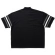 画像2: COOTIE PRODUCTIONS/Jacquard Sleeve S/S Polo（Black）［ジャガードスリーブポロ-24春夏］ (2)