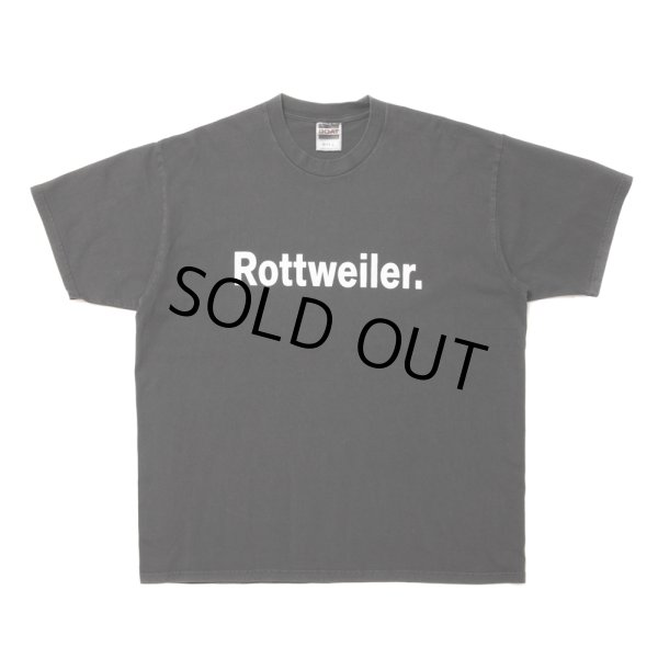 画像1: ROTTWEILER/PIGMENT CLASSIC TEE（CHARCOAL）［プリントT-24春夏］ (1)